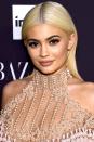 <p>A yellow-blonde and slick hair look at the 2016 Harper's BAZAAR Icons party.</p>