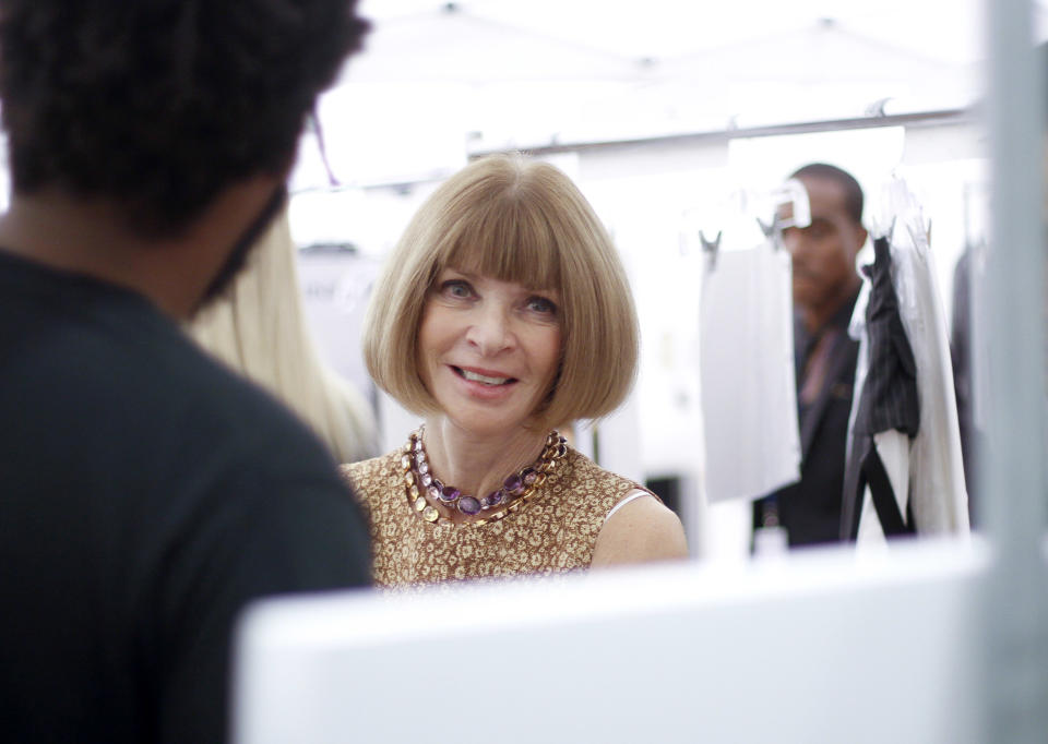 celeb hair anna wintour