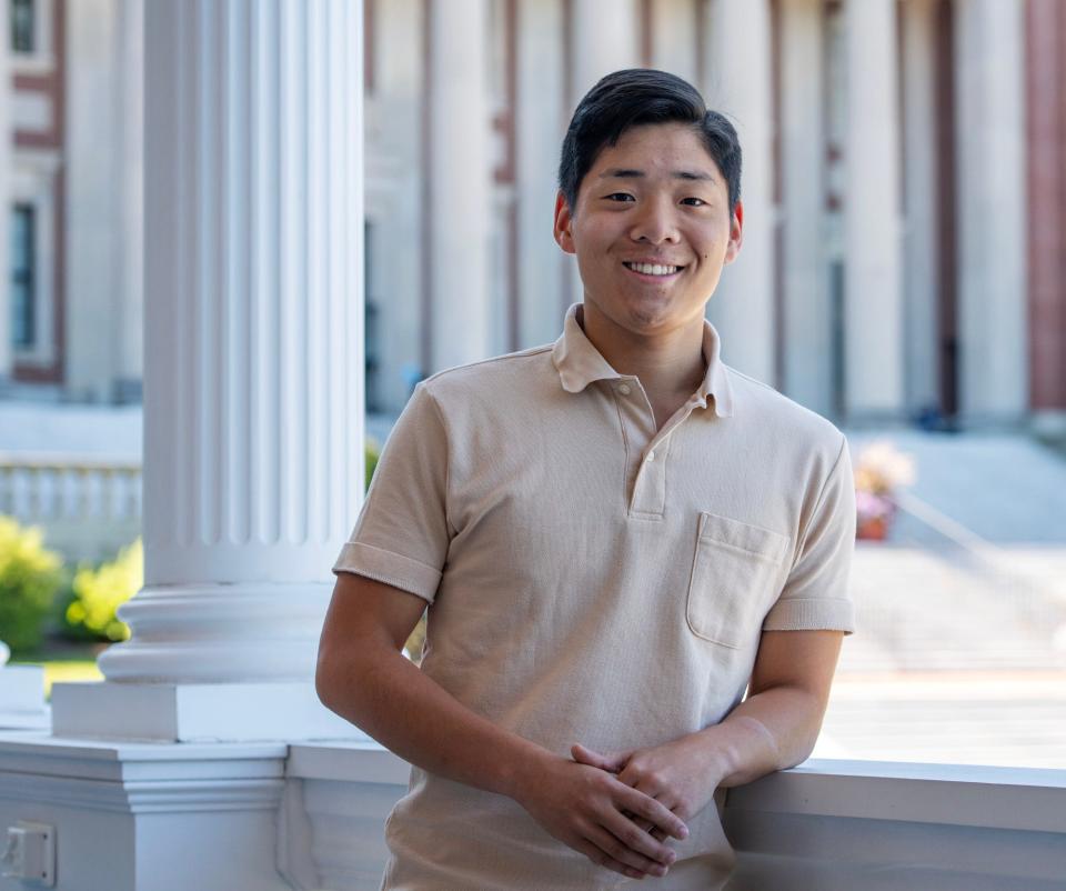 Ken Takahashi is a first-year international student from Japan at College of the Holy Cross.