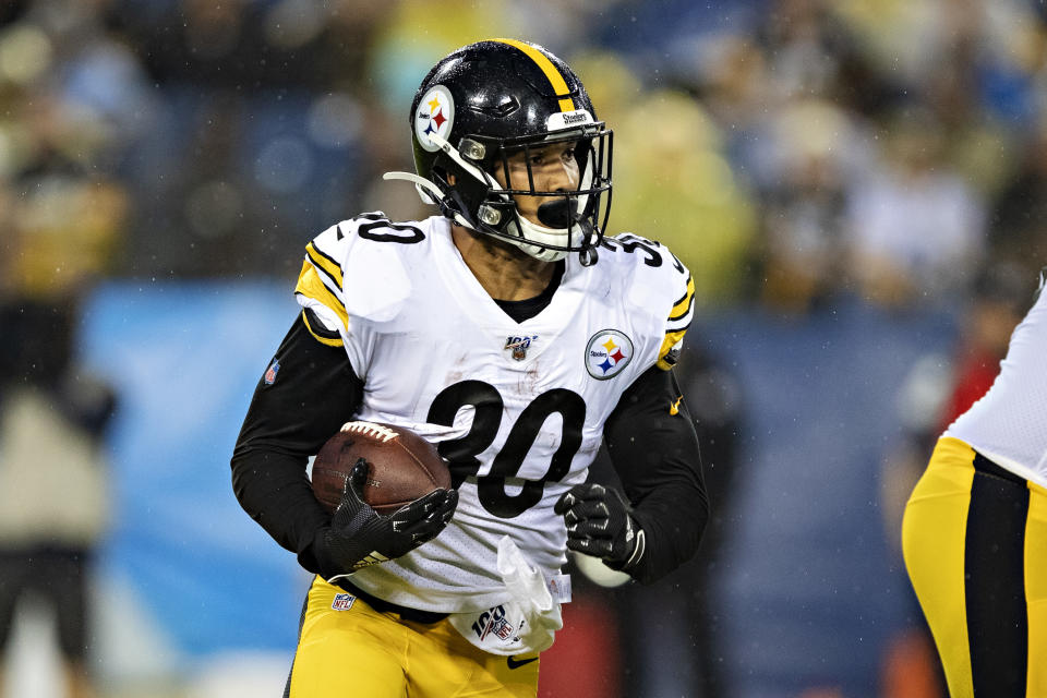 James Conner #30 of the Pittsburgh Steelers