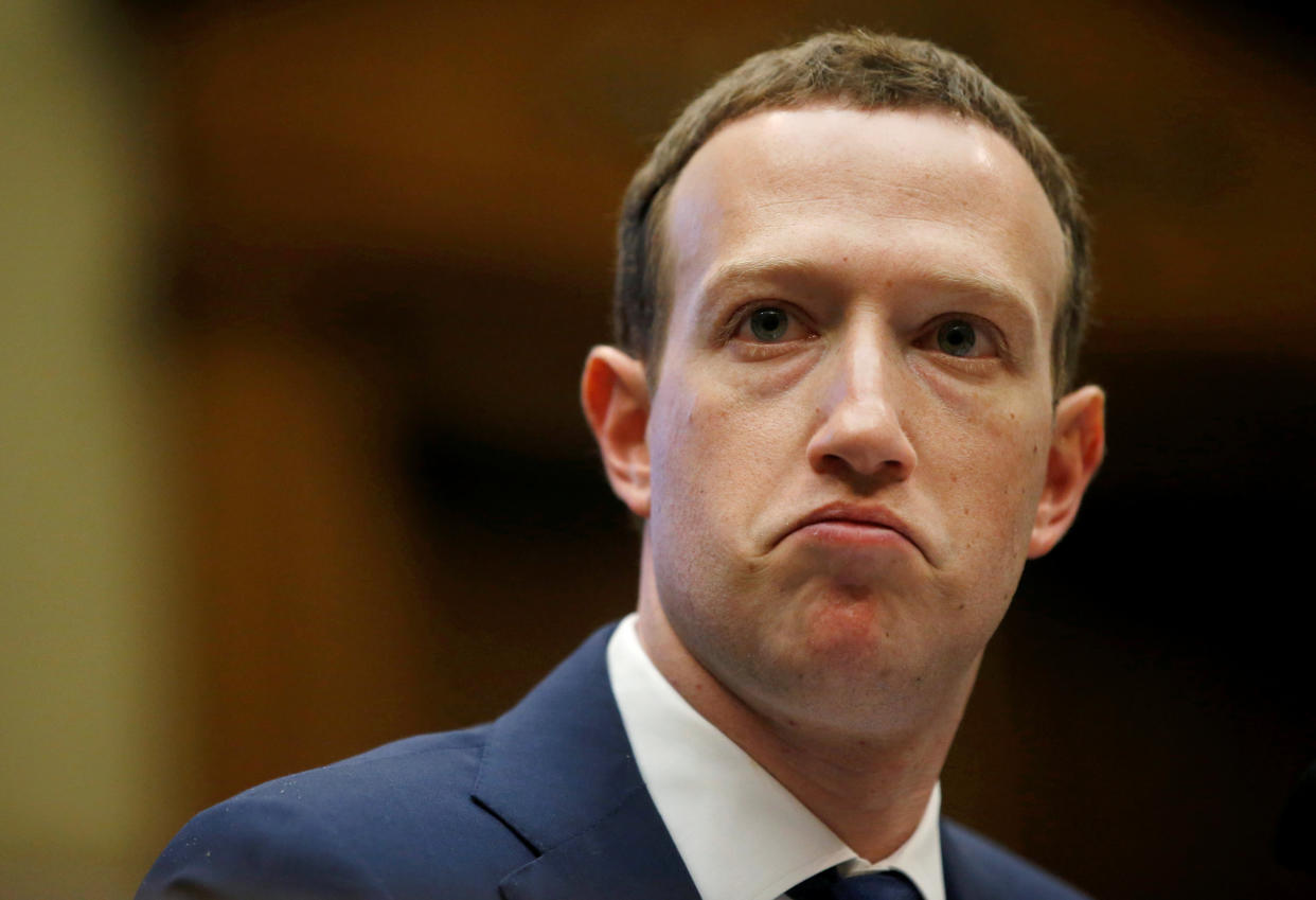 Facebook CEO Mark Zuckerberg testifies before a House panel in April over the company's&nbsp;use and protection of user data. (Photo: Leah Millis / Reuters)