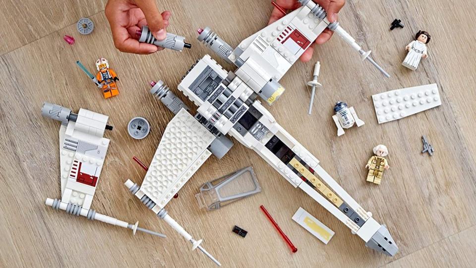 Best Lego Star Wars gifts: Luke Skywalker’s X-Wing Fighter 75301 Building Kit.