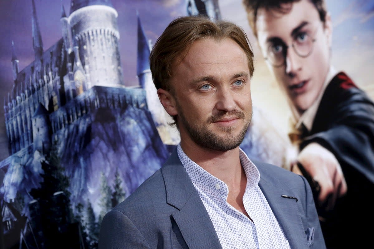 Tom Felton said he is “pro-love” in response to J. K. Rowling’s comments on trans issues  (Mario Anzuoni/Reuters)