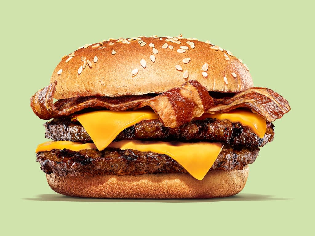 Burger King’s new Cheeeze and Bakon vegan burger (Burger King)