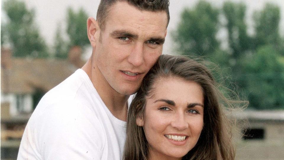 Vinnie Jones with Tanya Terry in 1994