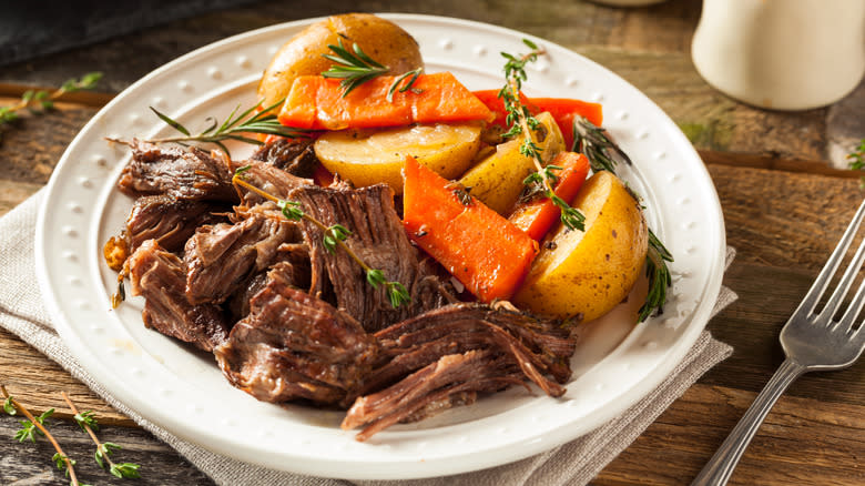 shredded pot roast