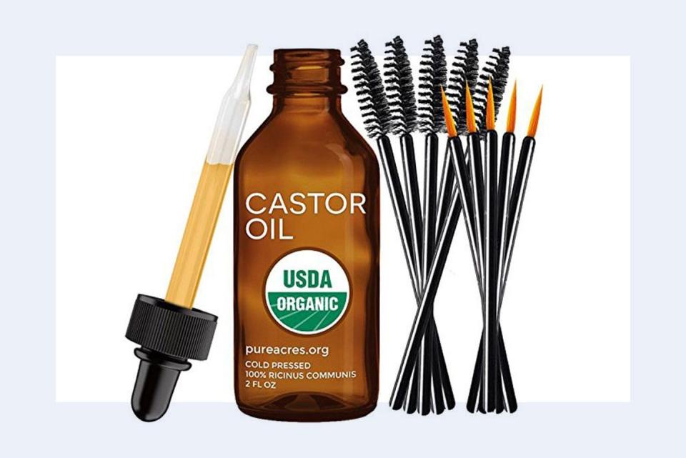 Use castor oil on your brows.