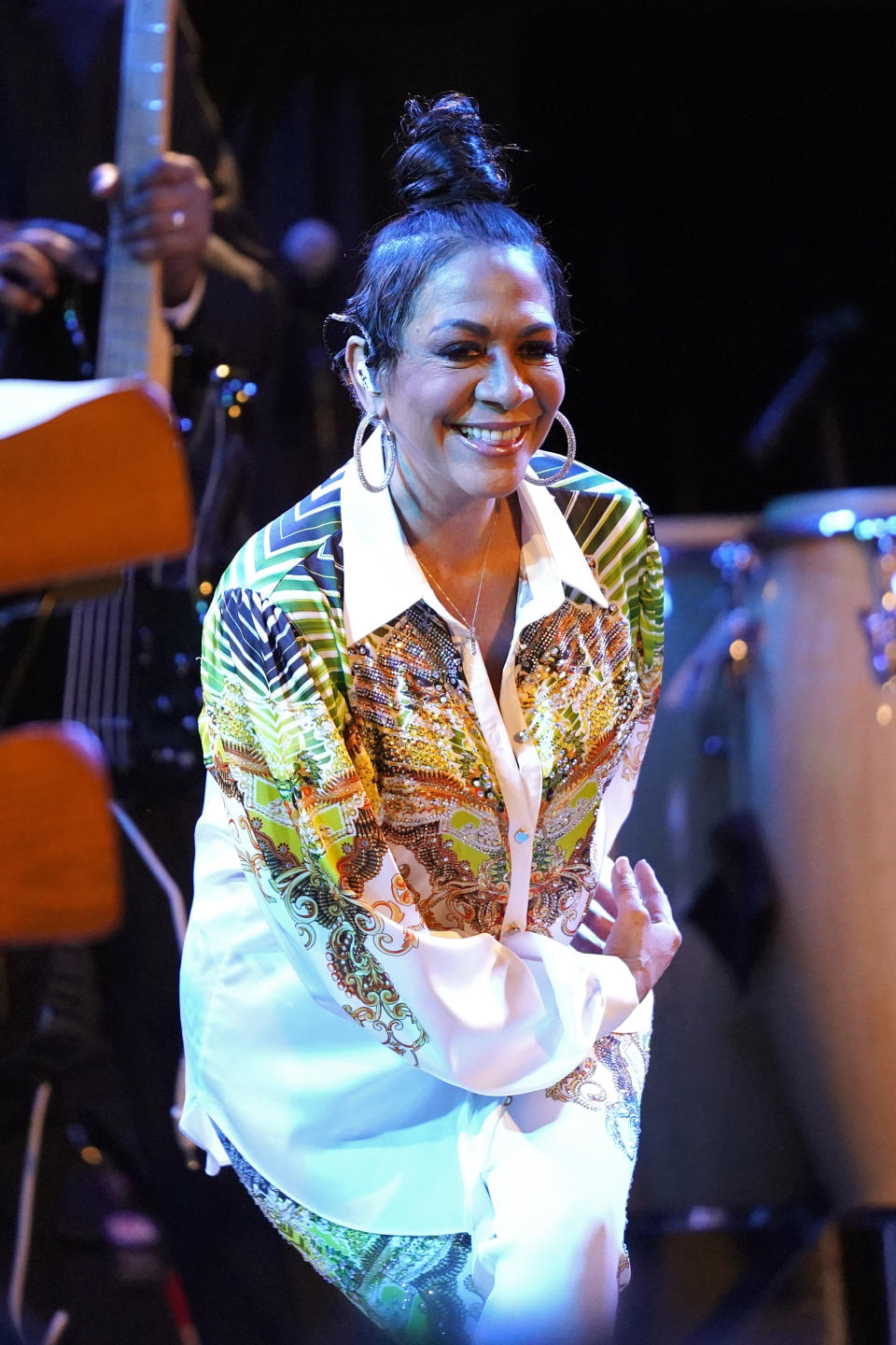 FILE - Sheila E. And The E-Train perform at City Winery in Chicago on Feb. 5, 2022. Sheila E. is one of many female performers featured in the four-part docuseries “Women Who Rock” starting Saturday on Epix. (Photo by Rob Grabowski/Invision/AP, File)