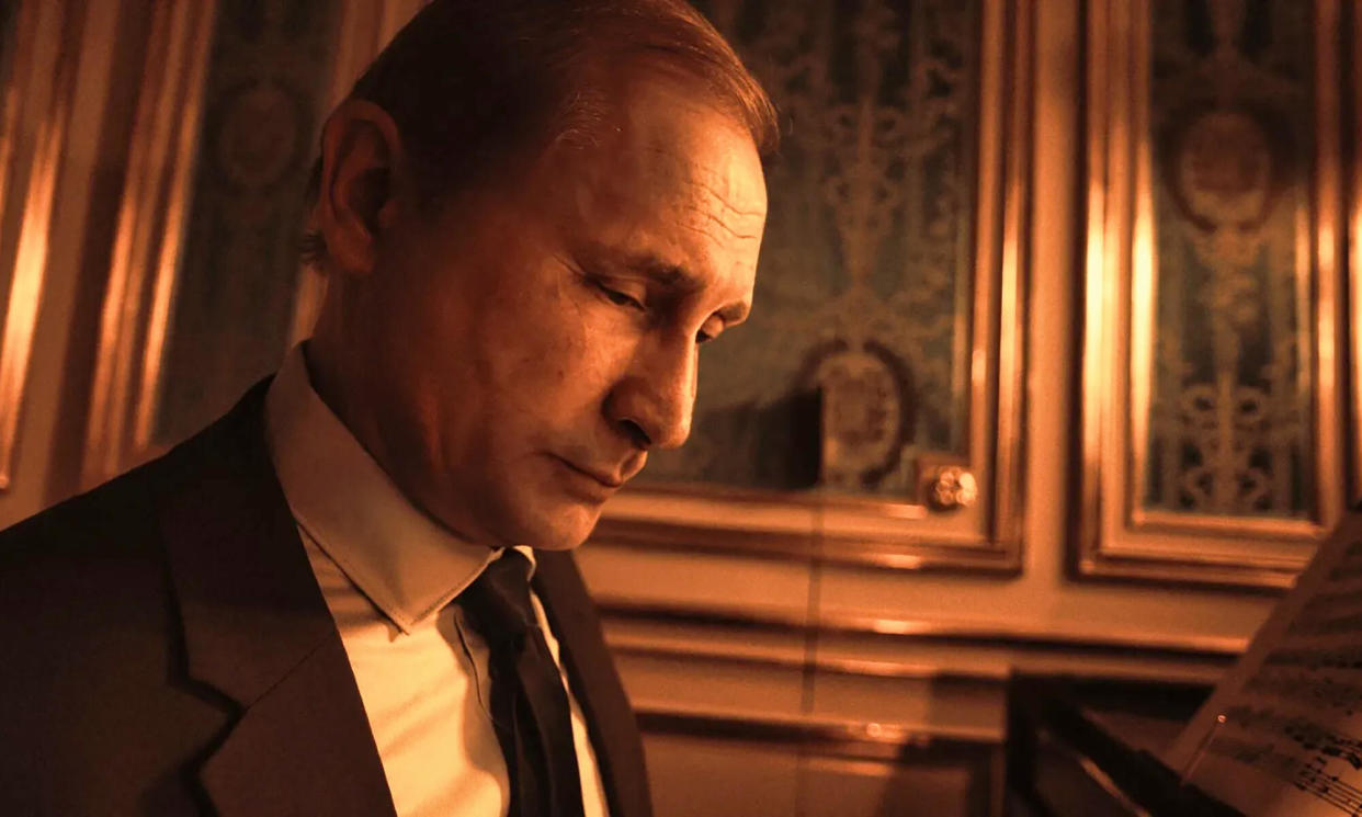 <span>‘Inviting Putin to the studio for 20,000 shots wasn’t an option’ … AI biopic Putin, directed by Besaleel.</span><span>Photograph: AIO Studios</span>