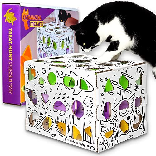 2) MEGA Cat Treat Puzzle Box