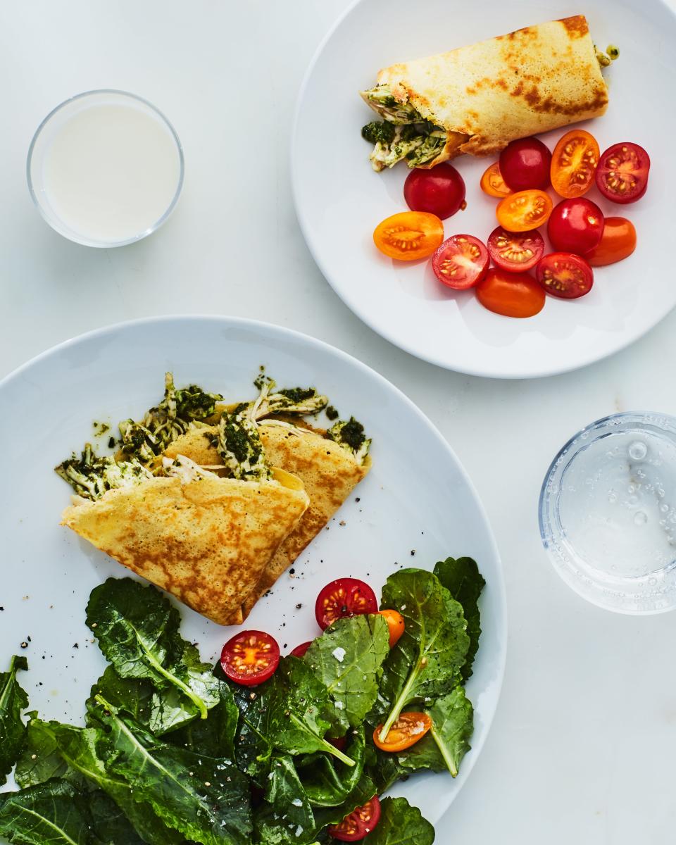 <h1 class="title">SUNDAY STASH APRIL Pancake Mix Plated Crepe Meal</h1><cite class="credit">Photo by Chelsea Kyle, Food Styling by Kate Buckens</cite>