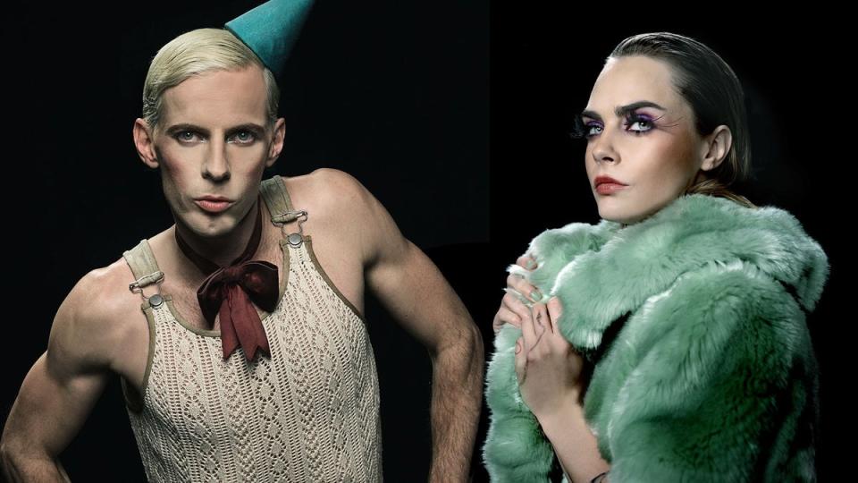 Luke Treadaway and Cara Delevingne take up the roles of the Emcee and Sally Bowles (Handout)