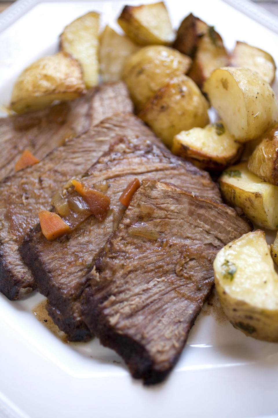 Brisket and potatoes