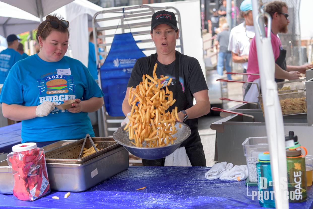 The annual Cribbs Kitchen Burger Cookoff is back, May 4. This friendly competition raises funds for the Children's Cancer Partners of the Carolinas.