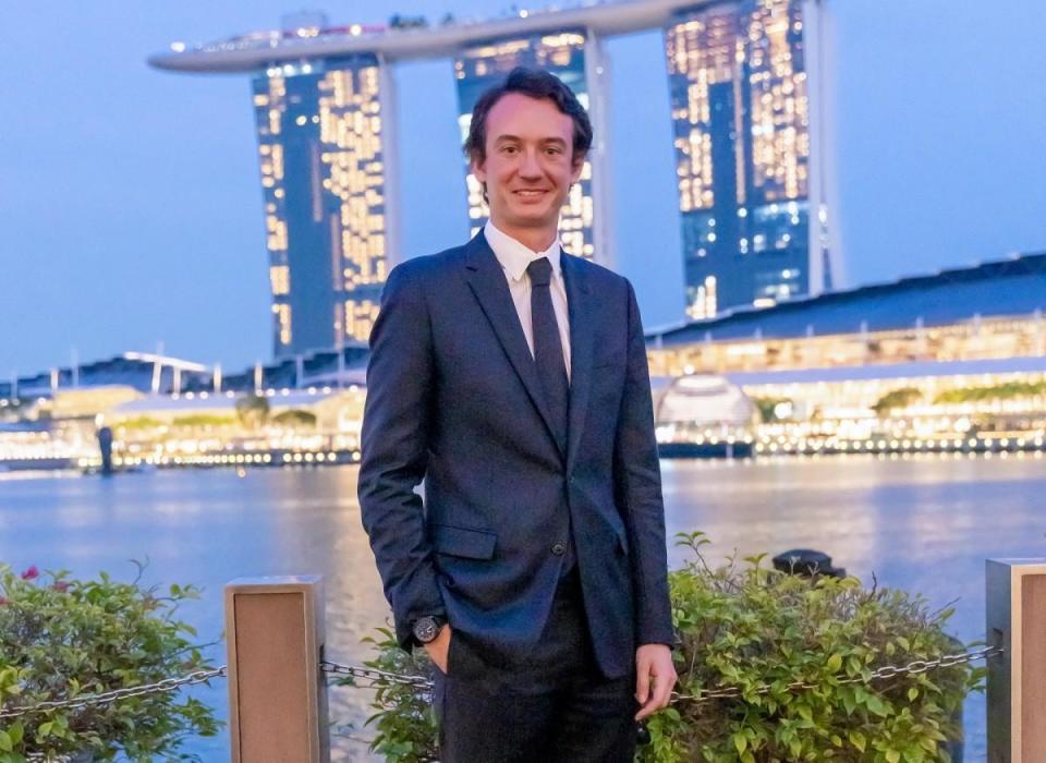 泰格豪雅（TAG Heuer）執行長Frédéric Arnault，出席2023年新加坡LVMH Watch Week錶展。