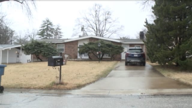 Home in Olivette, Misouri, where a mother was shot dead