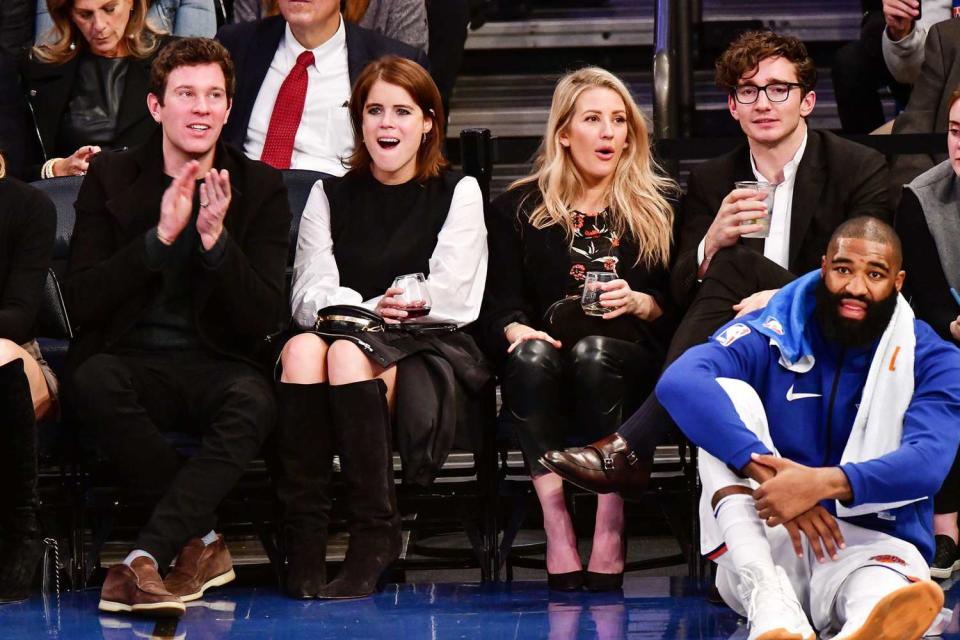 October 27, 2017: Princess Eugenie and Jack Brooksbank attend a basketball game in N.Y.C.