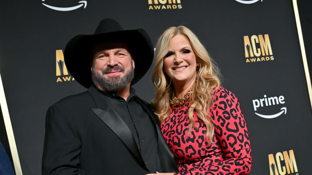 frisco, texas may 11 garth brooks and trisha yearwood attend the 58th academy of country music awards at the ford center at the star on may 11, 2023 in frisco, texas photo by axellebauer griffinfilmmagic