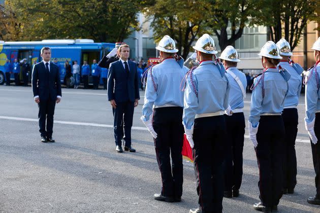 <p>Cette visite est l'occasion pour Emmanuel Macron de respecter la tradition des présidents d'assister une fois à leur congrès au cours du mandat. </p>