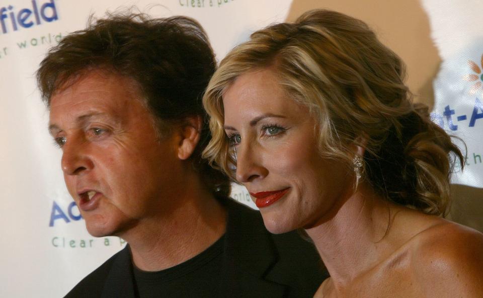 Paul McCartney und Heather Mills