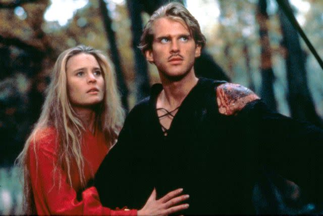 <p>Moviestore/Shutterstock</p> Robin Wright and Cary Elwes in 'The Princess Bride'