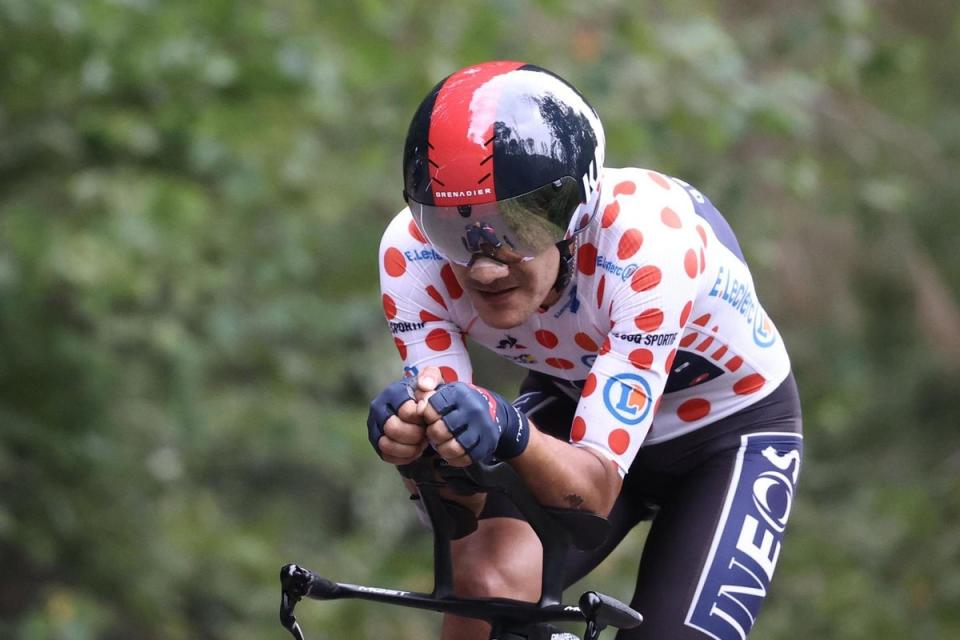 Richard Carapaz of Team Ineos (AFP via Getty Images)