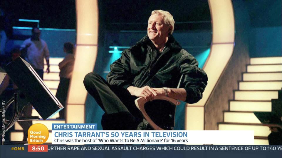 Chris Tarrant hosted Who Wants To Be A Millionaire? for more than 15 years. (ITV)