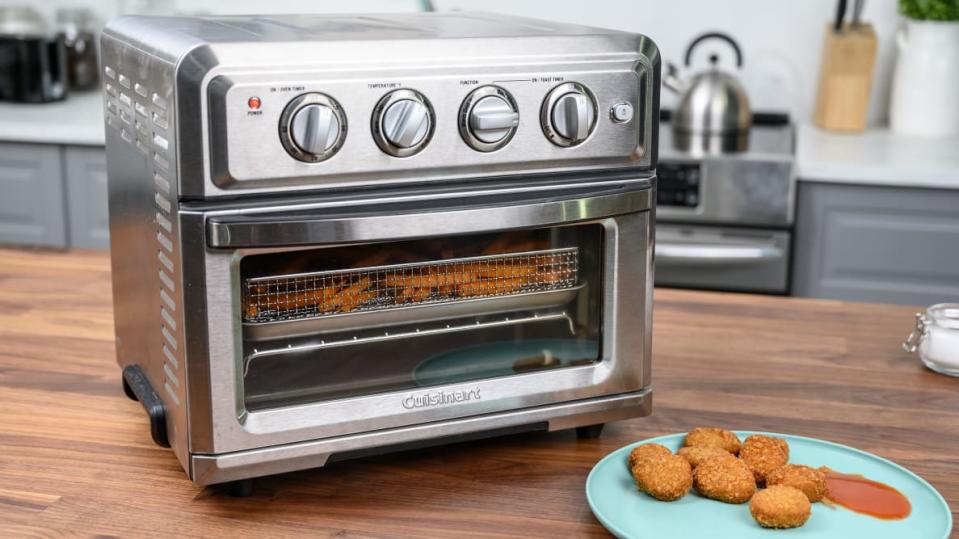 The Cuisinart Air Fryer Toaster Oven is our favorite combo kitchen appliance.