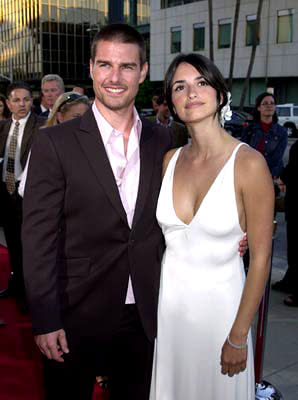 Tom Cruise and Penelope Cruz at the Beverly Hills premiere of Universal's Captain Corelli's Mandolin