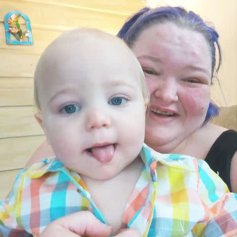 <p>Amy Slaton/Instagram</p> Amy Slaton and her son Gage