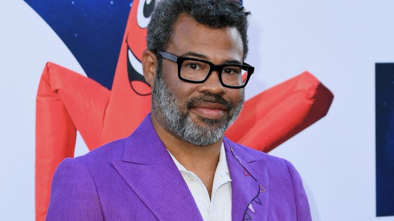 Jordan Peele at the Hollywood premiere of his 2022 film, Nope. 