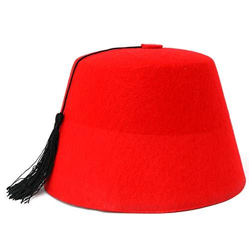 Arabian Red Fez Hat