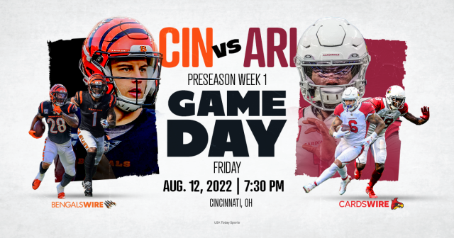 Bengals vs. Cardinals live stream, time, viewing info for preseason Week 1