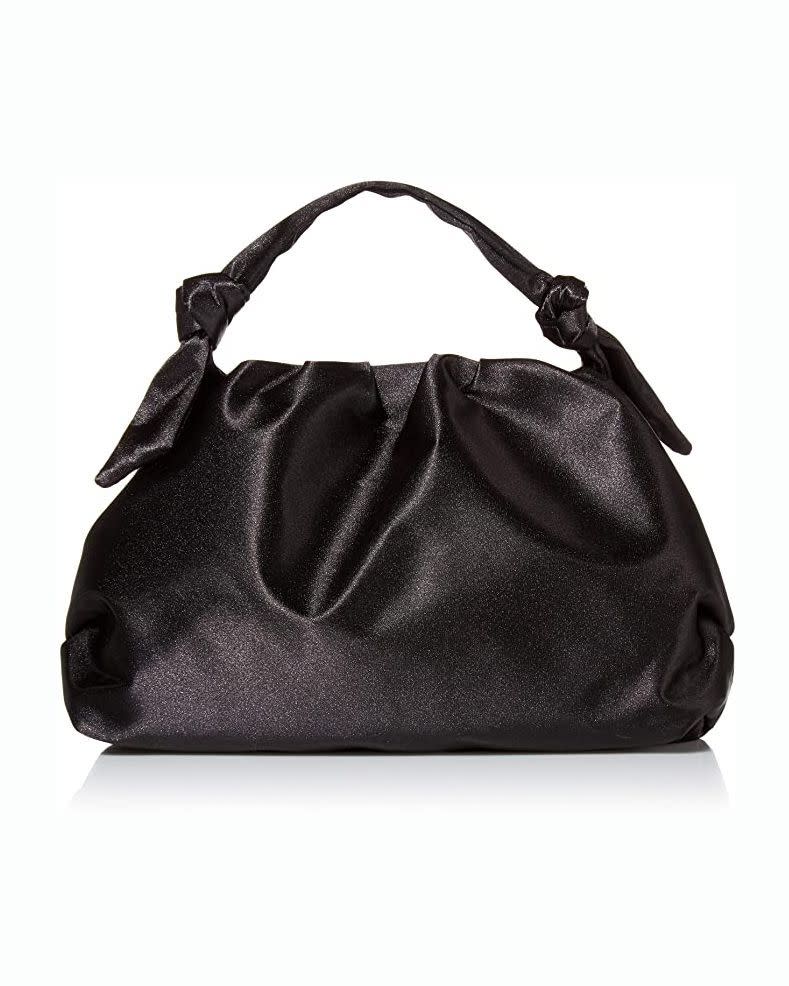 3) Satin Knotted Handle Bag