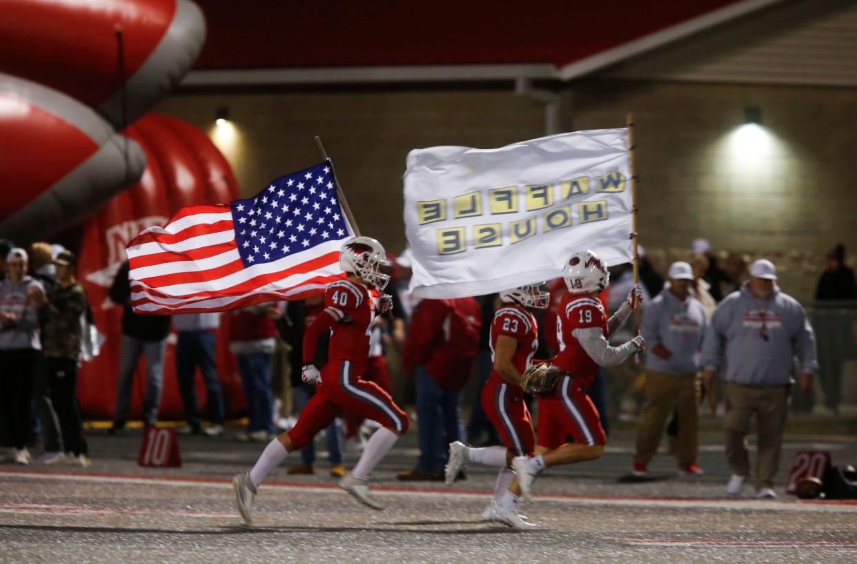 The Nixa Eagles took on the Joplin Eagles in the championship game of Class 6 District 5 football at Nixa on Friday, Nov. 11, 2023.