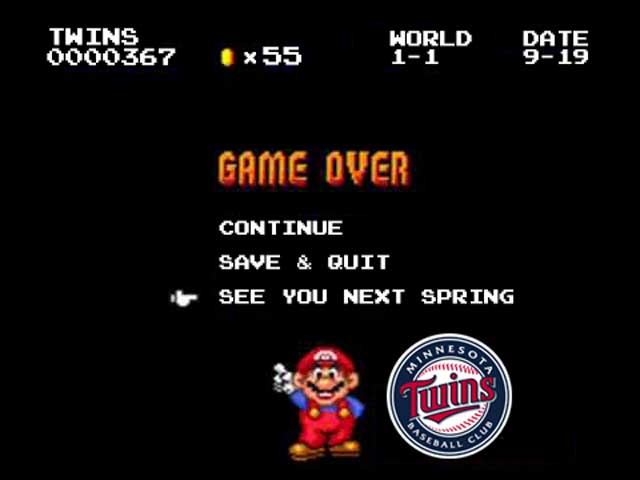 See you next year, Minnesota Twins. (Yahoo Sports)