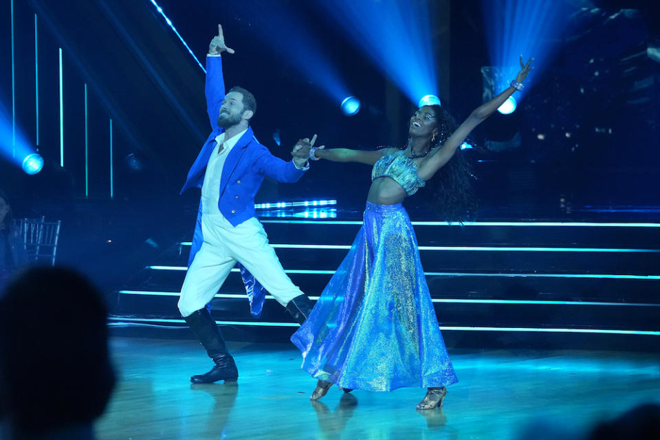 Charity Lawson and Artem Chigvintsev