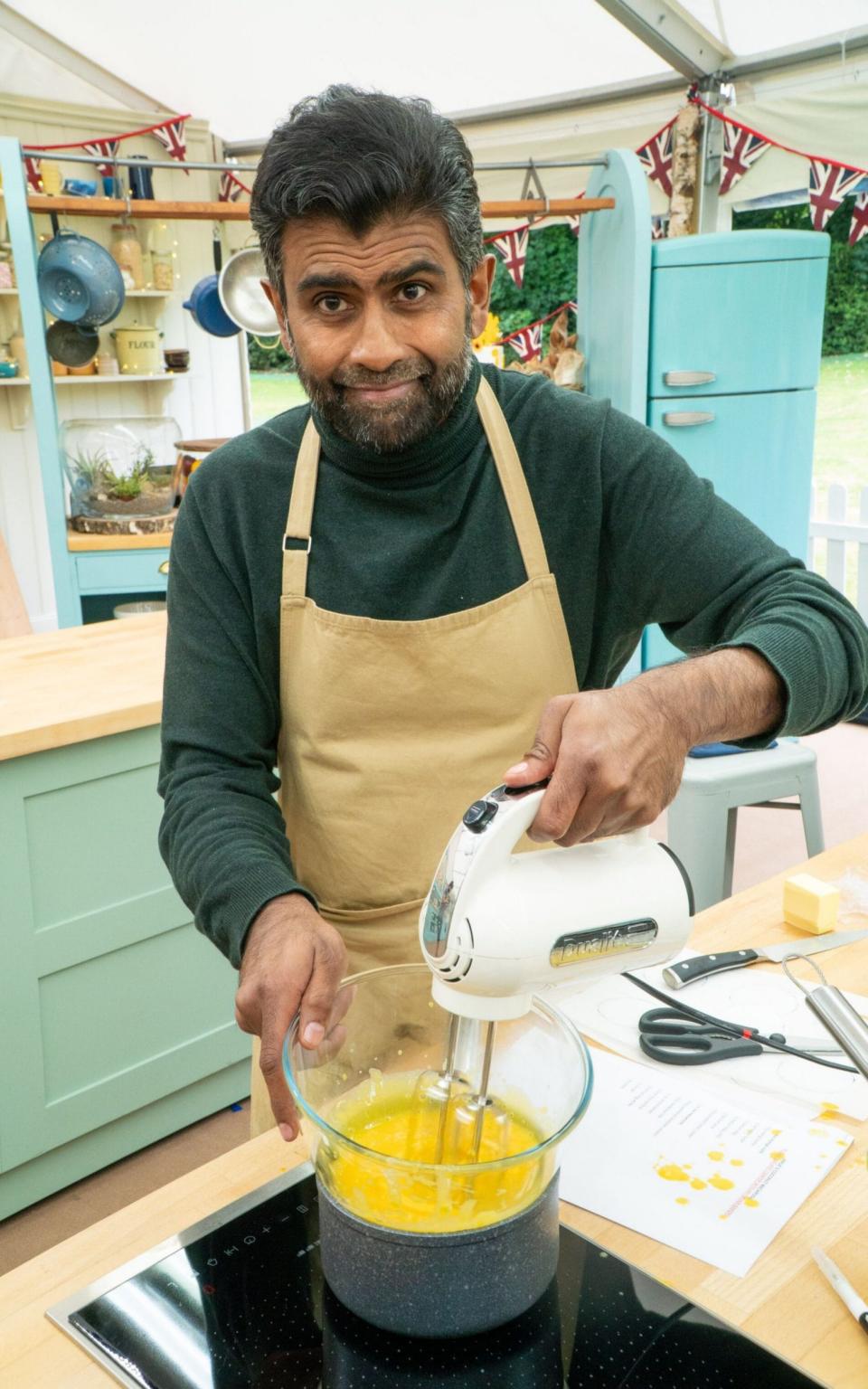 Mancunian Makbul was unlucky to be the second baker to leave the Bake Off tent this year - Love Productions