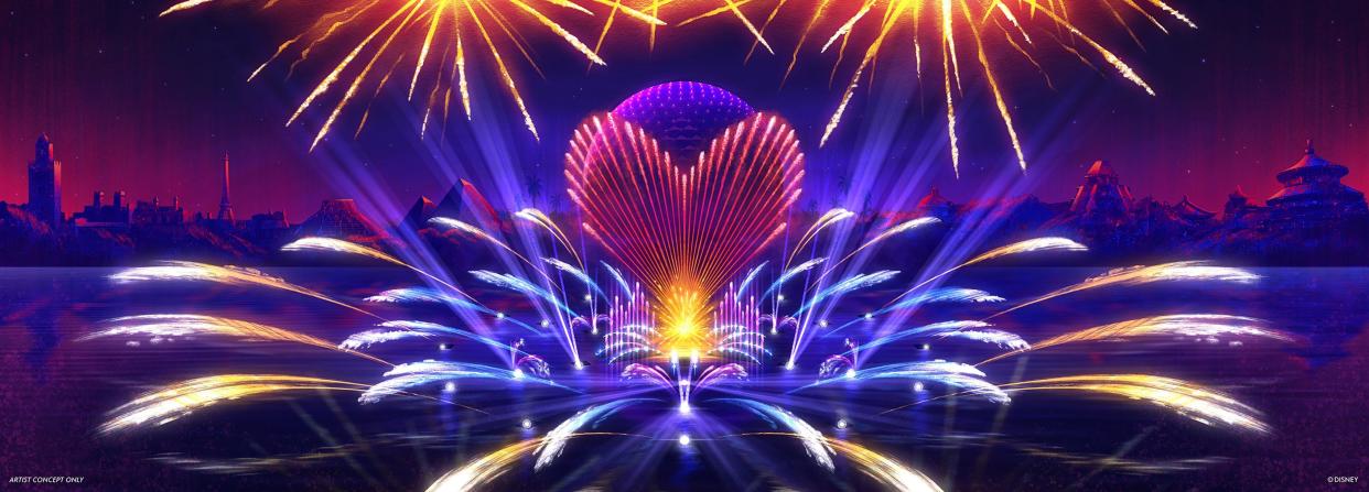 EPCOT's new nighttime spectacular show "Luminous The Symphony of Us" debuts Dec. 5.