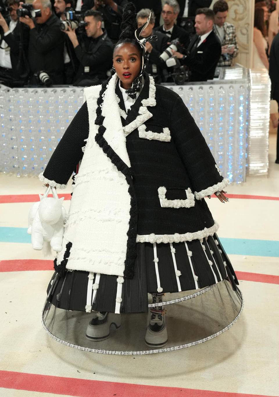 Janelle Monáe at their last Met Gala in 2023