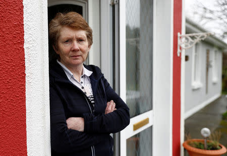 Historian Catherine Corless poses for a photograph at her home, in Tuam, western Ireland March 7, 2017. REUTERS/Peter Nicholls