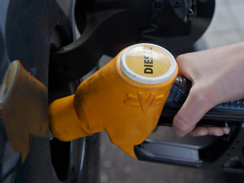 Diesel decreased by nine cents per litre on Saturday.  (Michel Euler/Associated Press - image credit)