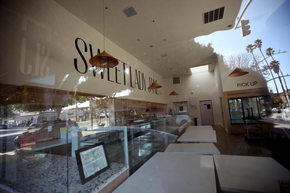 Sweet Lady Jane bakery is now closed along Montana Avenue in Santa Monica.