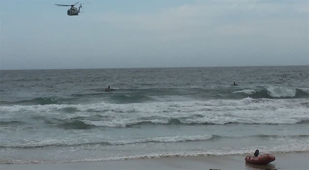 Crews from Port Macquarie and Camden Haven units are searching for the teen. Source: Twitter/ Marine Rescue NSW