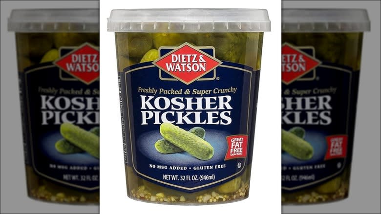Dietz & Watson kosher pickles