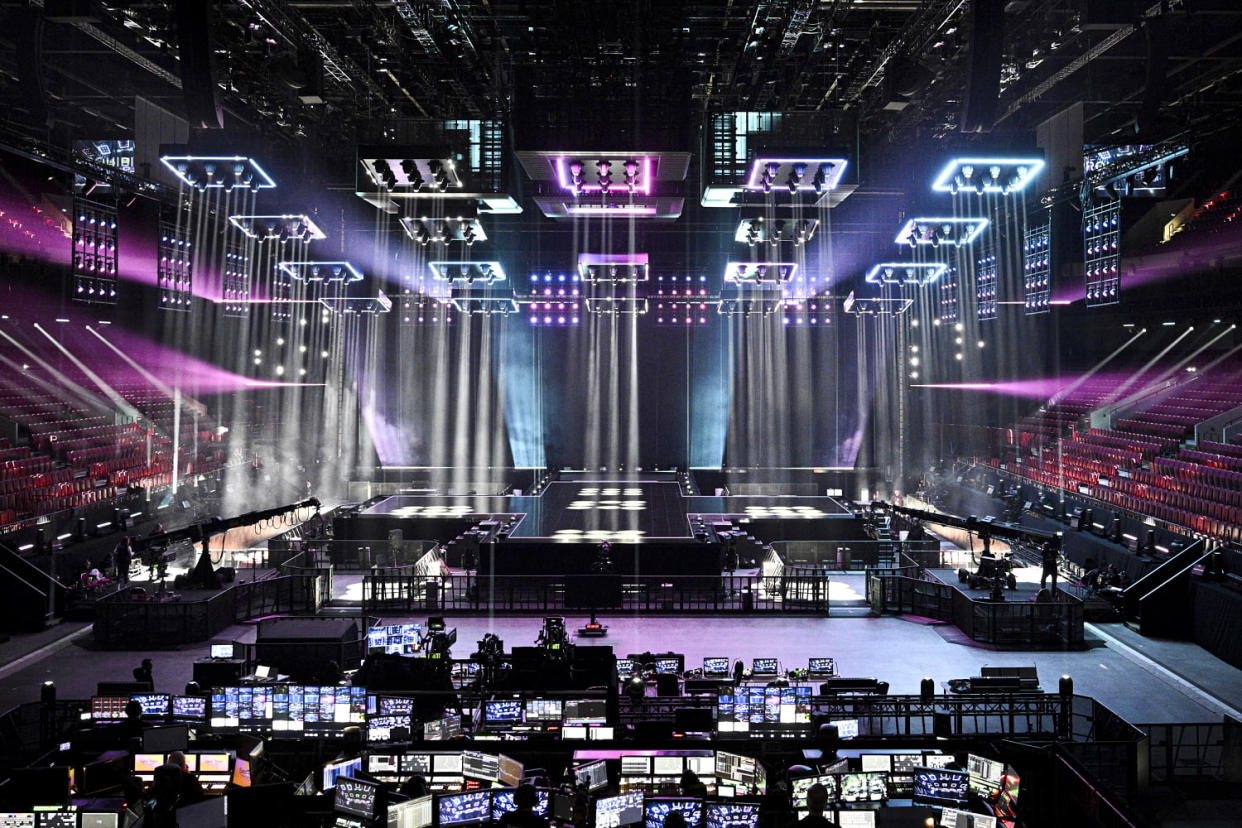 Stage for Eurovision 2024. (Johan Nilsson / AP)