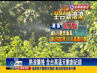 熱！早上8點吹焚風 台東飆破38度