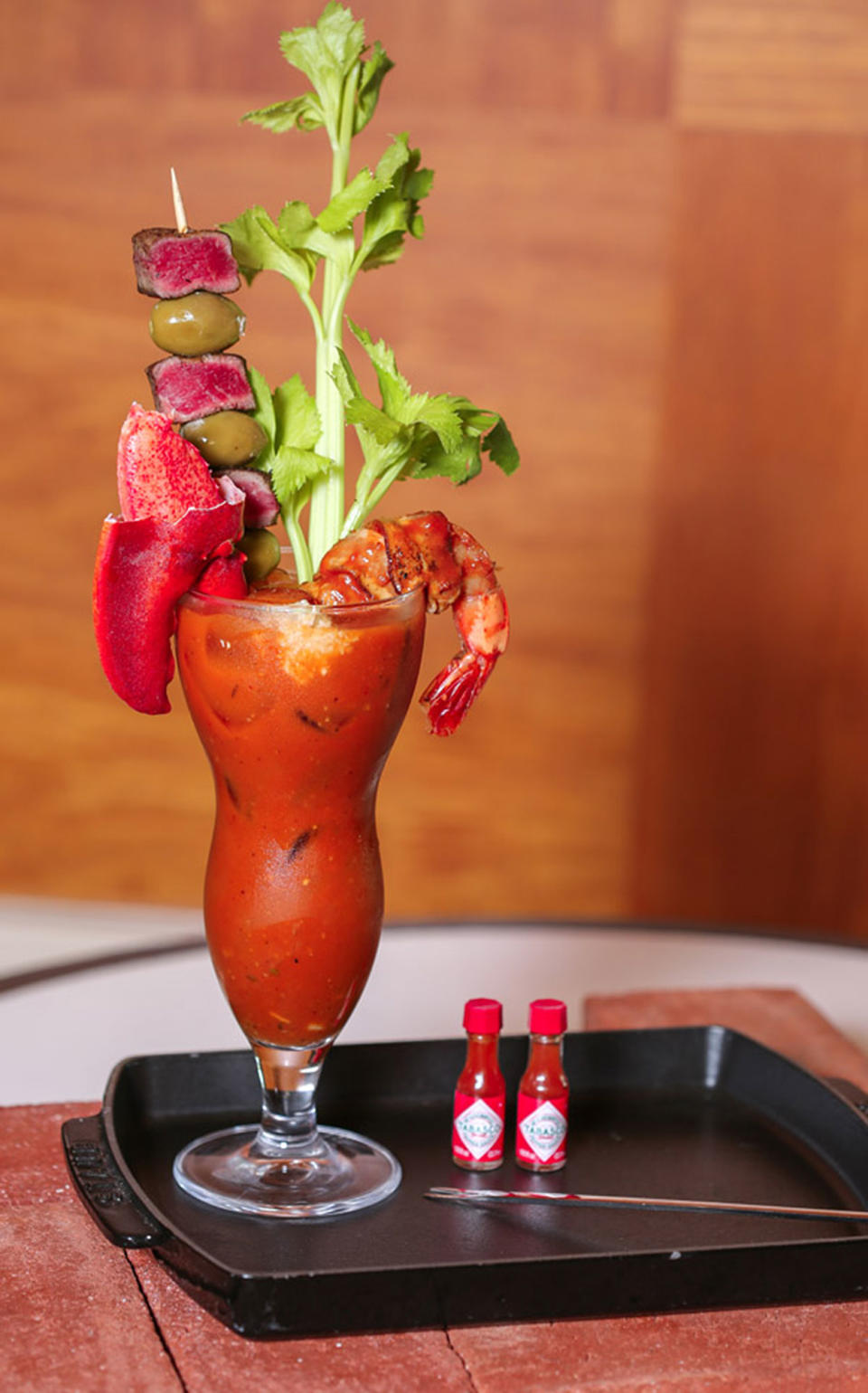 'BRUNCH IN A GLASS' BLOODY MARYS