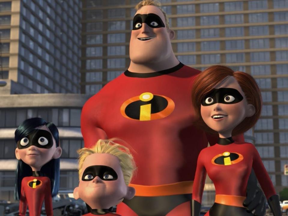 The Incredibles standing together.