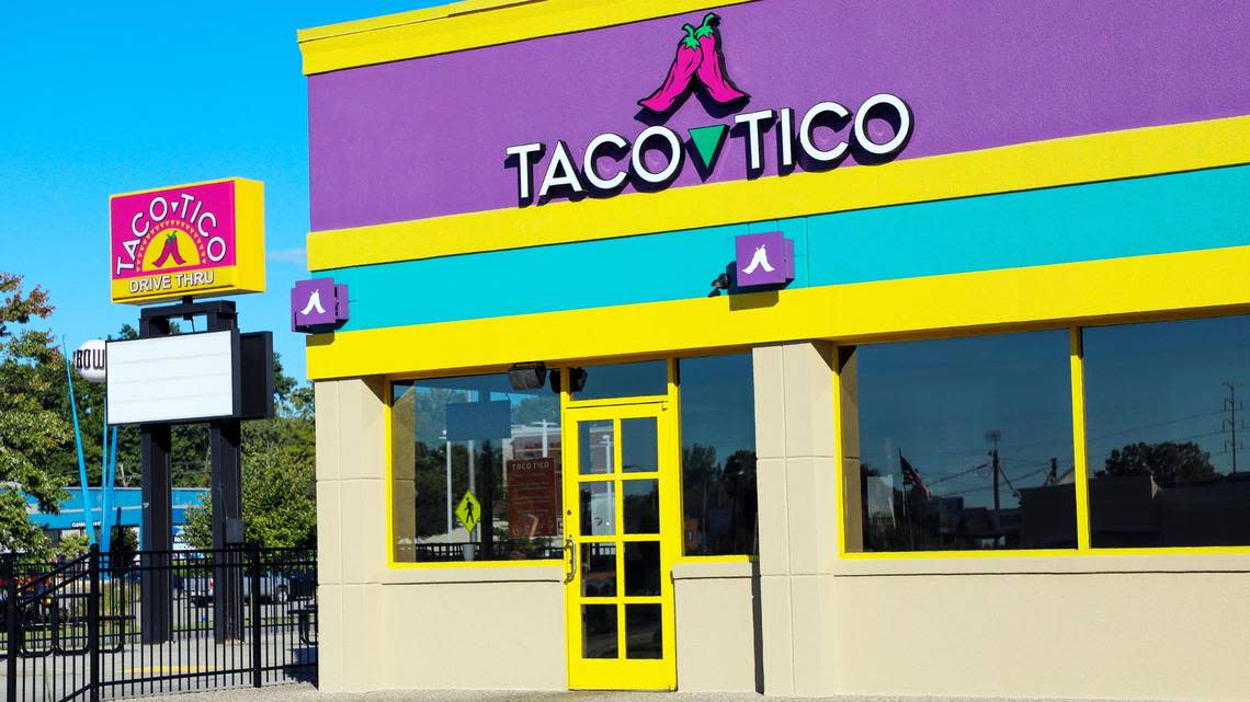 Fast-food Tex-Mex restaurant Taco Tico, photographed here Thursday, Aug. 31, 2023, announced it closed the Lexington, Ky. location at 212 Southland Dr. in Lexington, Ky. There are two other open locations in Lexington, one on Pimlico Parkway and the other on Boardwalk. Brian Simms/bsimms@herald-leader.com